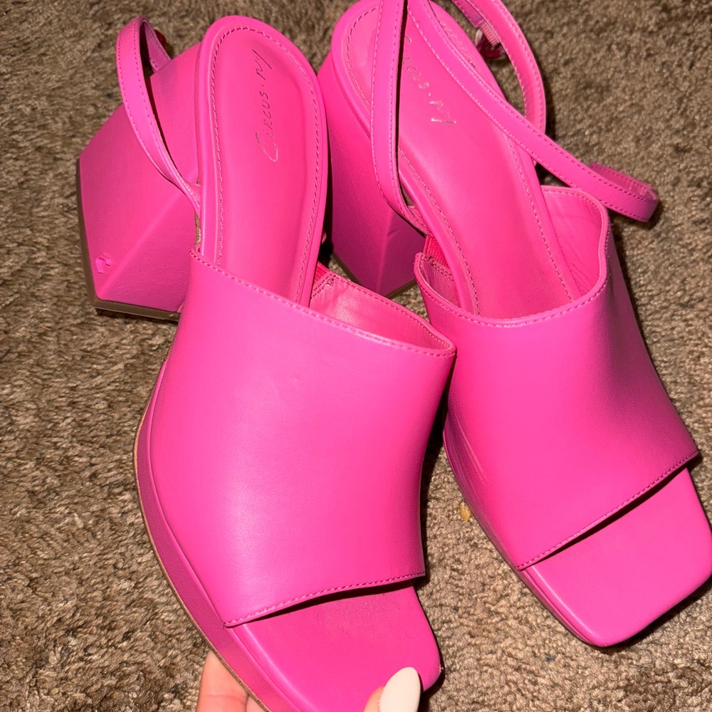 Circus NY Pink Women's Block Heel
